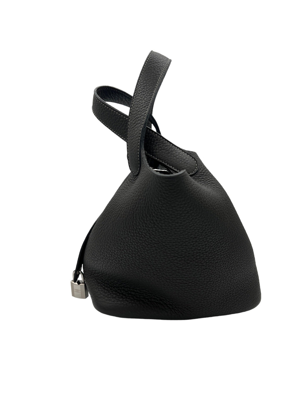 HERMES - Graphite Taurillon Clemence Picotin Lock PM Handbag