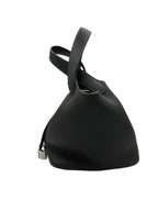 HERMES - Graphite Taurillon Clemence Picotin Lock PM Handbag