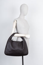 BOTTEGA VENETA Hobo Bag Brown Intrecciato