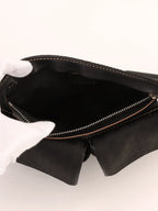 CELINE Canvas Macadam Pattern Sling Bag Black