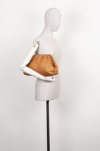 BOTTEGA VENETA The Pouch Bag Intrecciato Caramel