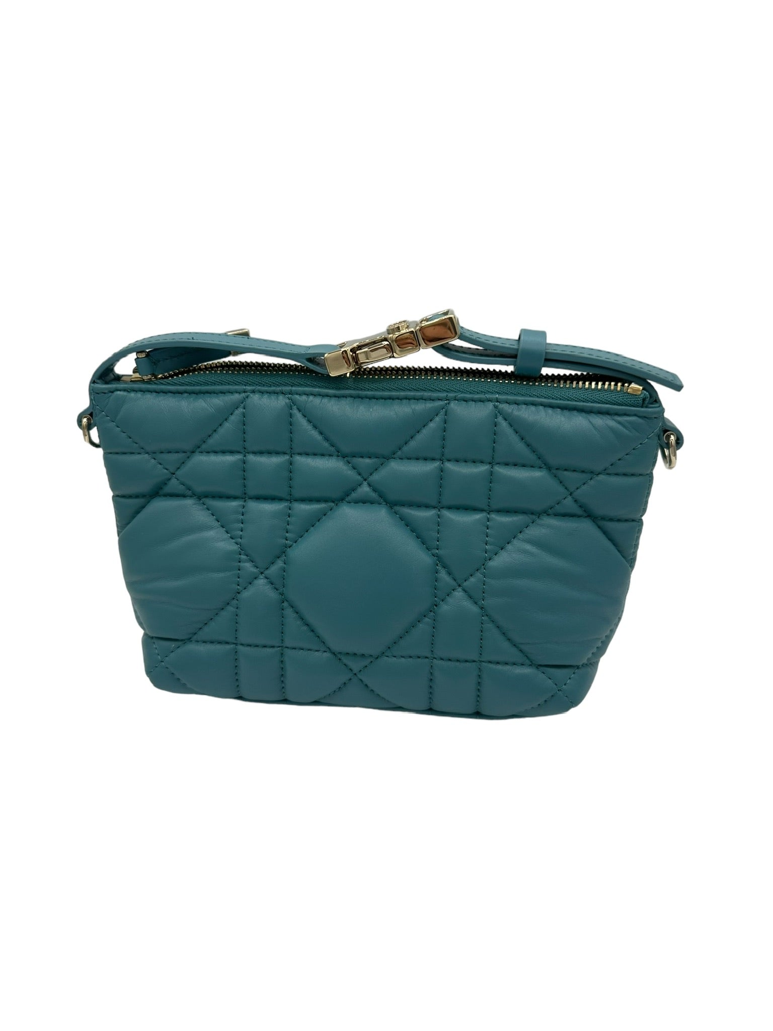 DIOR - Dior Travel Nomad Pouch Macrocannage Quilt Calfskin Medium