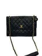 CHANEL - Matelasse Shoulder Bag Black Lambskin