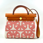 Hermes Ebene Vache Hunter Chaine D'Ancre Herbag 31PM Bag