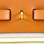 Hermes Ebene Vache Hunter Chaine D'Ancre Herbag 31PM Bag
