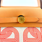 Hermes Ebene Vache Hunter Chaine D'Ancre Herbag 31PM Bag