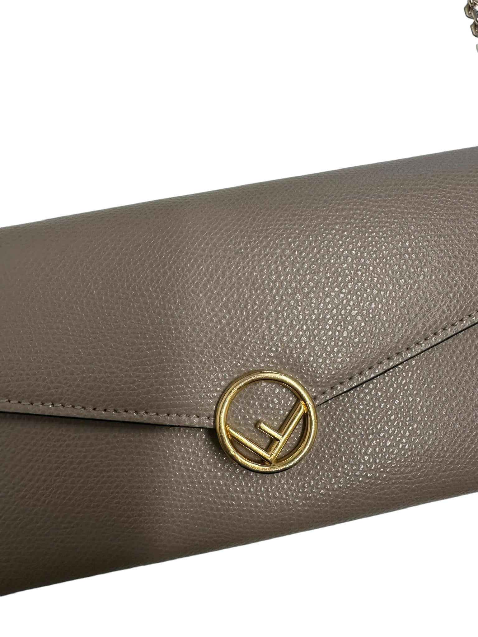 FENDI - Calfskin F is Fendi Continental Envelope Wallet on Chain