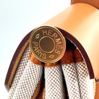 Hermes Ebene Vache Hunter Chaine D'Ancre Herbag 31PM Bag