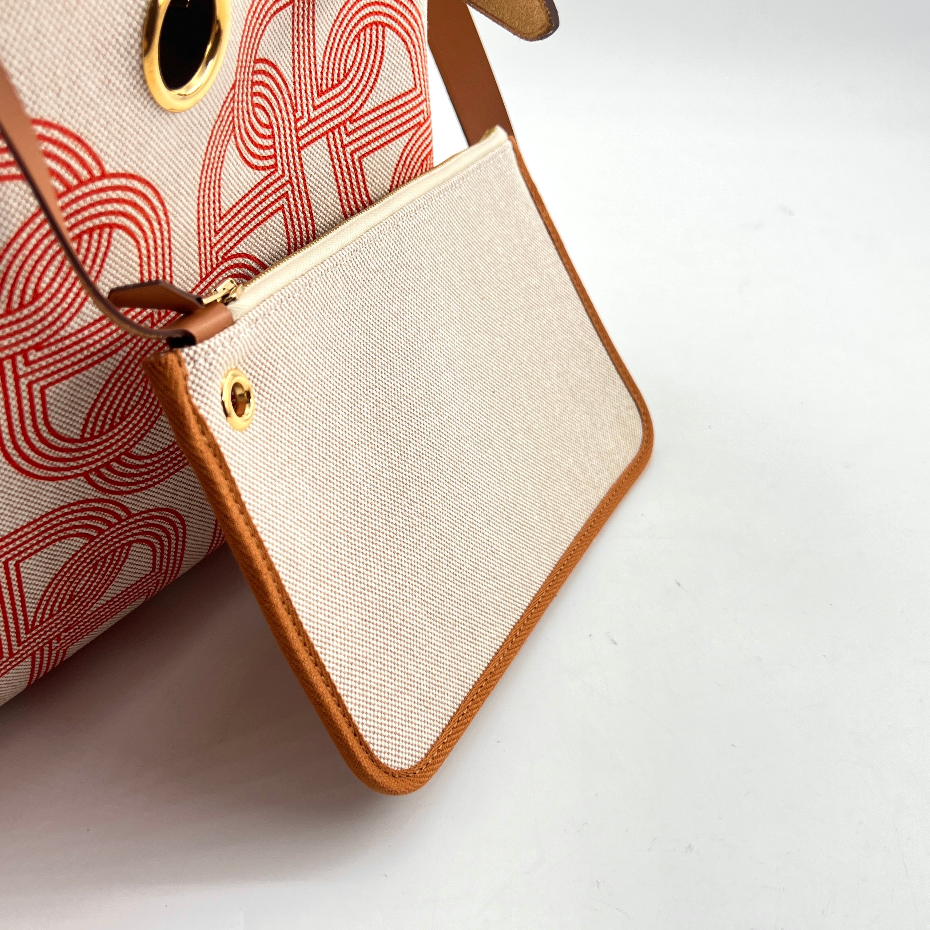 Hermes Ebene Vache Hunter Chaine D'Ancre Herbag 31PM Bag