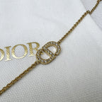 Dior Petit CD Bracelet with Crystals in GHW