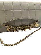 CHANEL - Charms Beige Chocolate Bar Shoulder Bag
