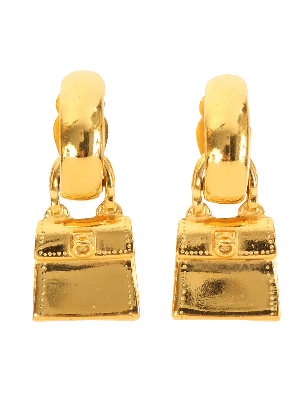 CELINE Bag Motif Swing Earrings