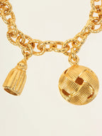 CELINE Multi Charm Bracelet Gold