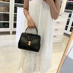 Celine Small 16 bag in Black Satinated Calfskin with GHW