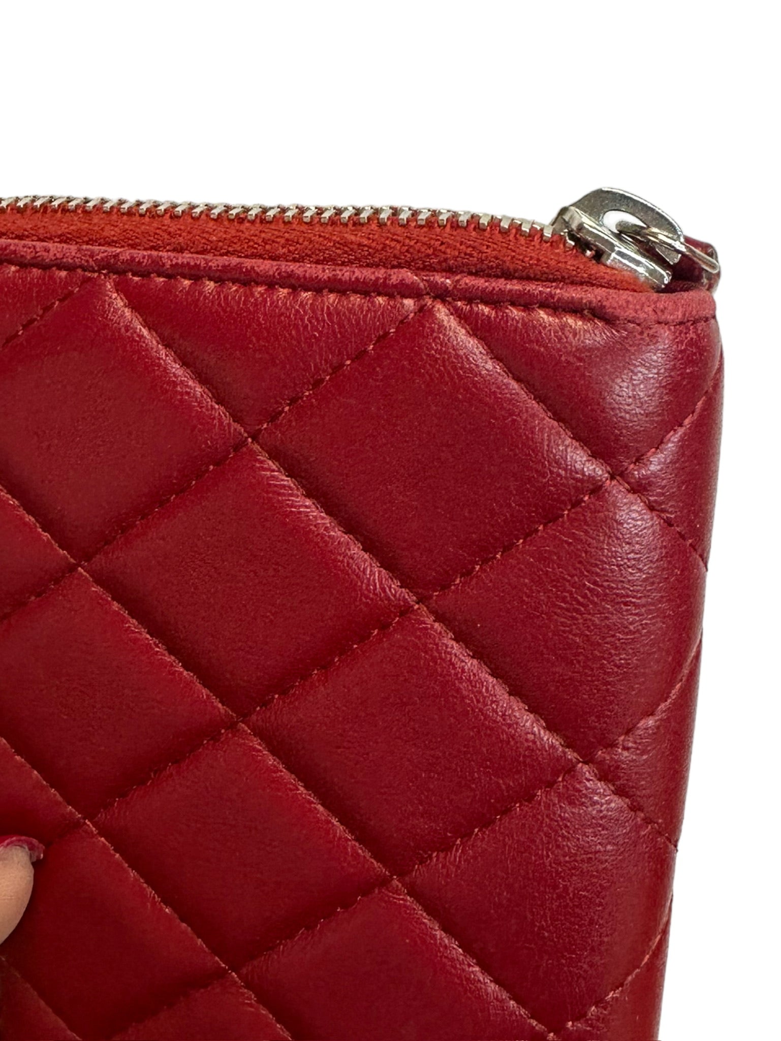 CHANEL - Caviar Quilted Large Zip Around Organizer Wallet