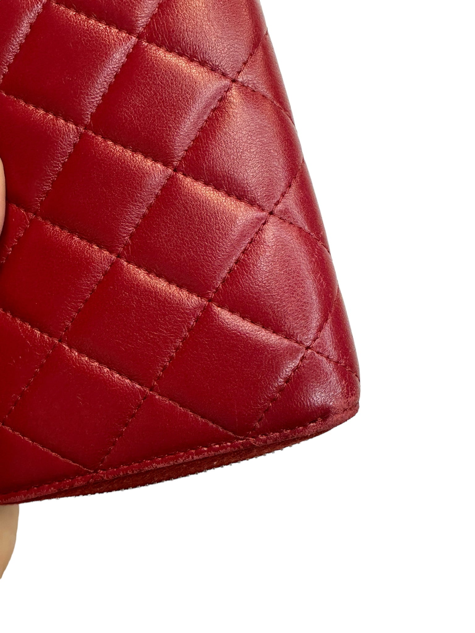 CHANEL - Caviar Quilted Large Zip Around Organizer Wallet