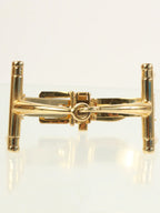 CELINE Horse Bit Bracelet Gold