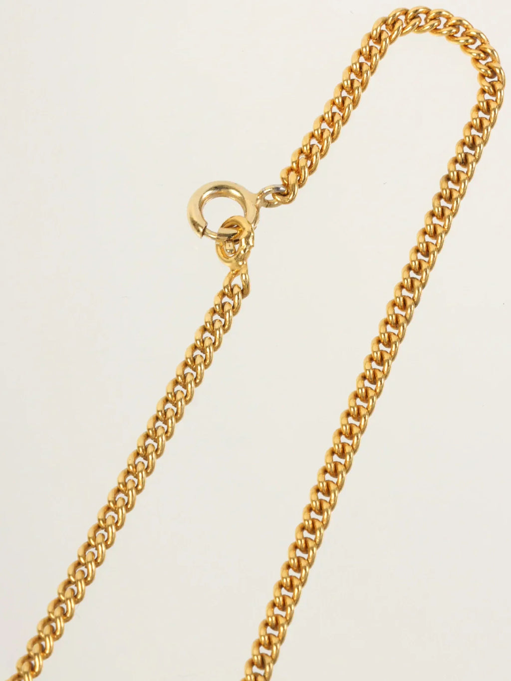CELINE Watch Motif Necklace Gold