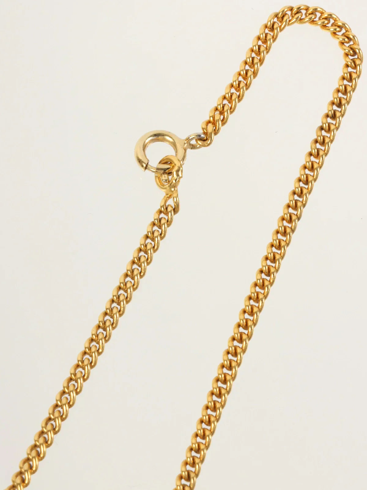 CELINE Watch Motif Necklace Gold