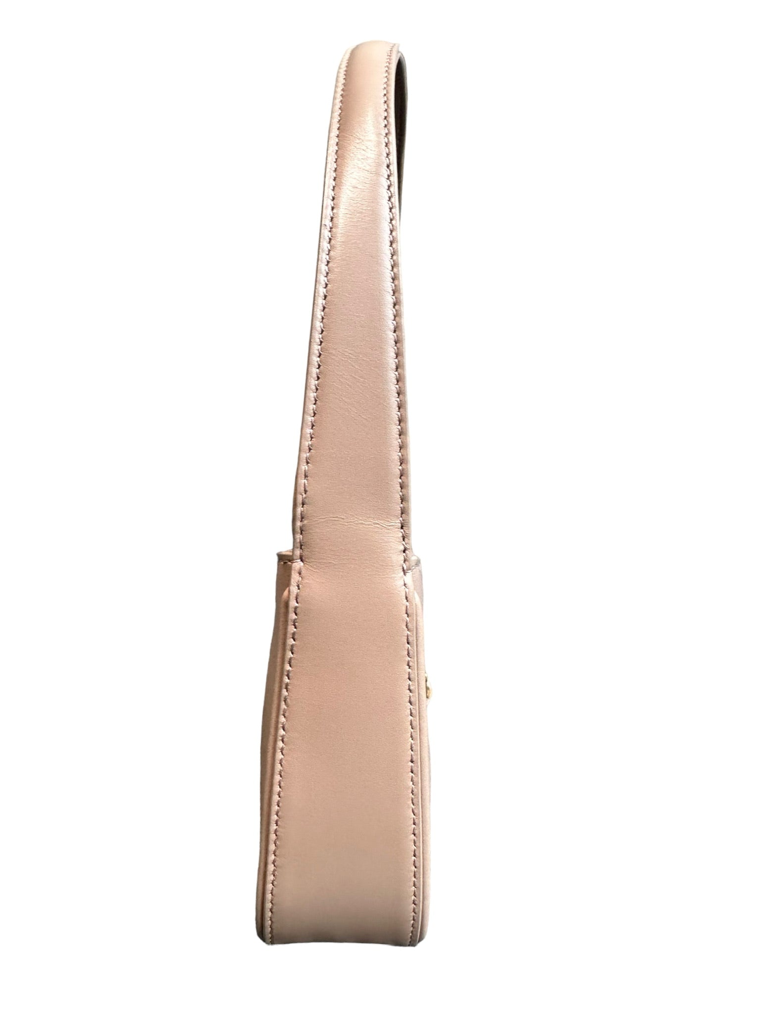 SAINT LAURENT - Rosy Sand Shiny Leather Le 5 A 7 Mini Hobo