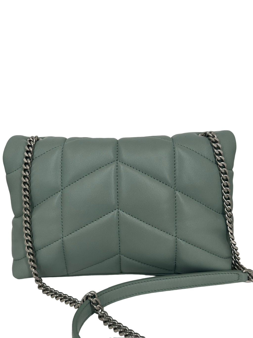 SAINT LAURENT - LouLou Puffer Mint Bag