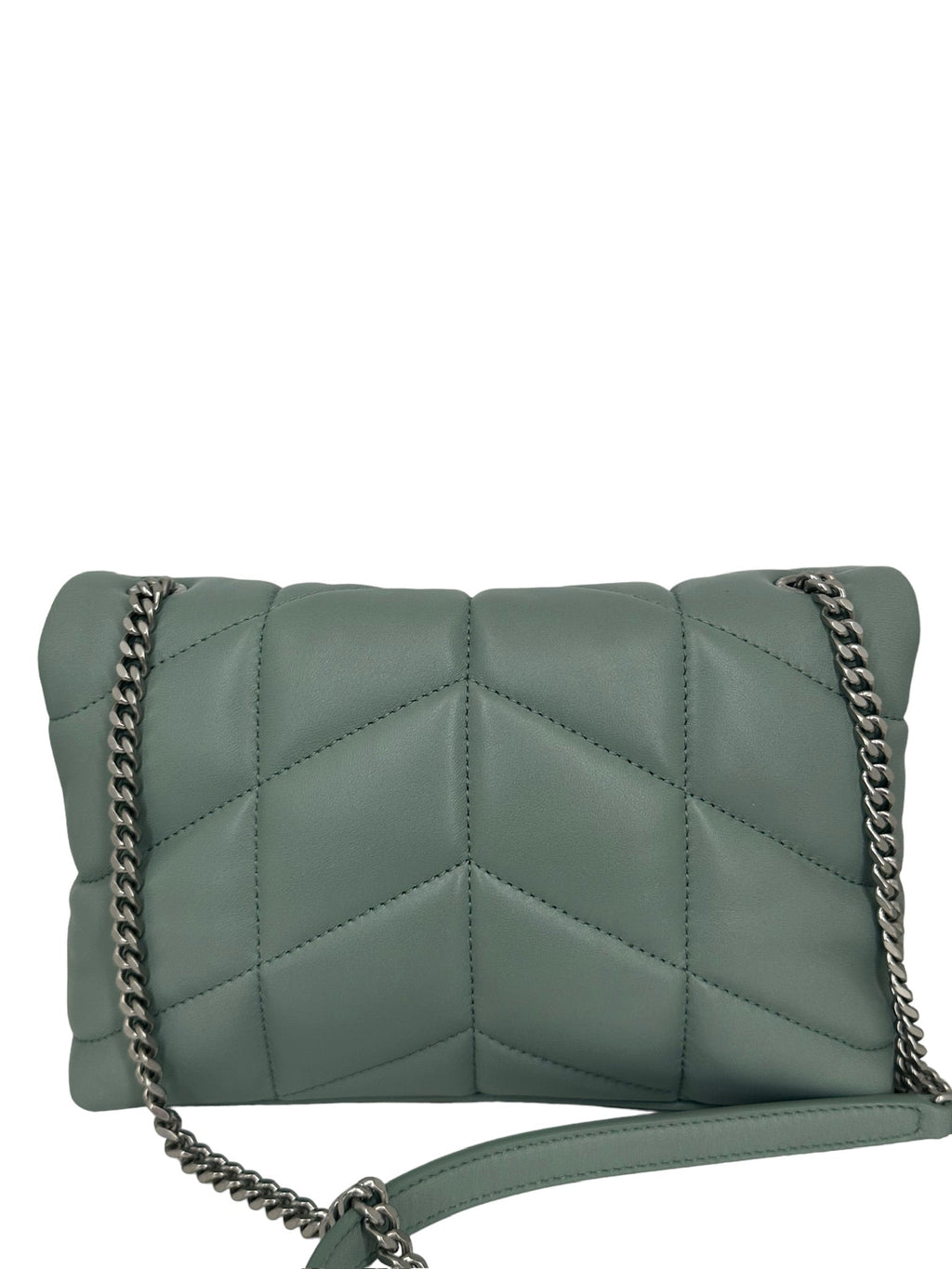 SAINT LAURENT - LouLou Puffer Mint Bag