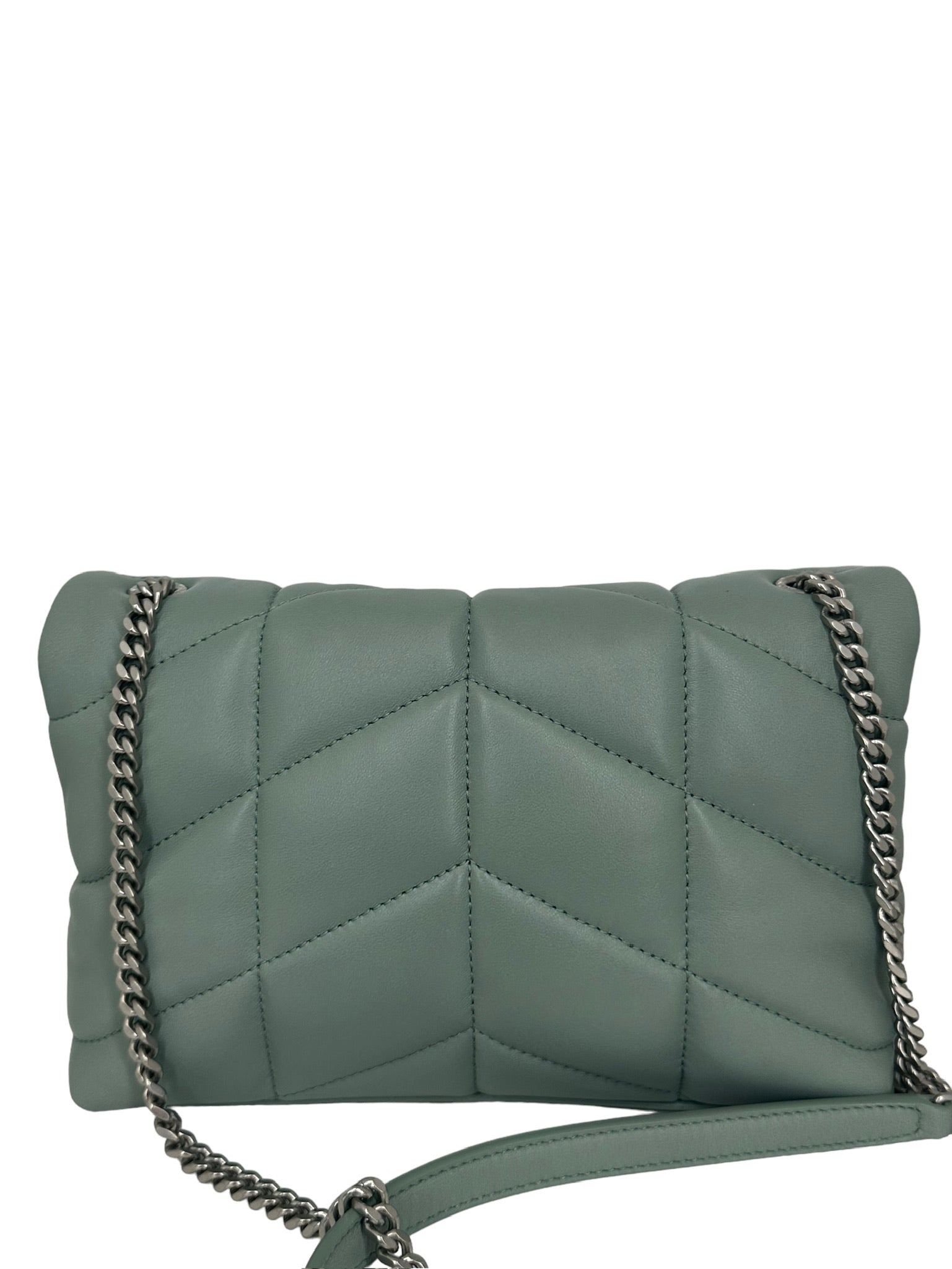 SAINT LAURENT - LouLou Puffer Mint Bag