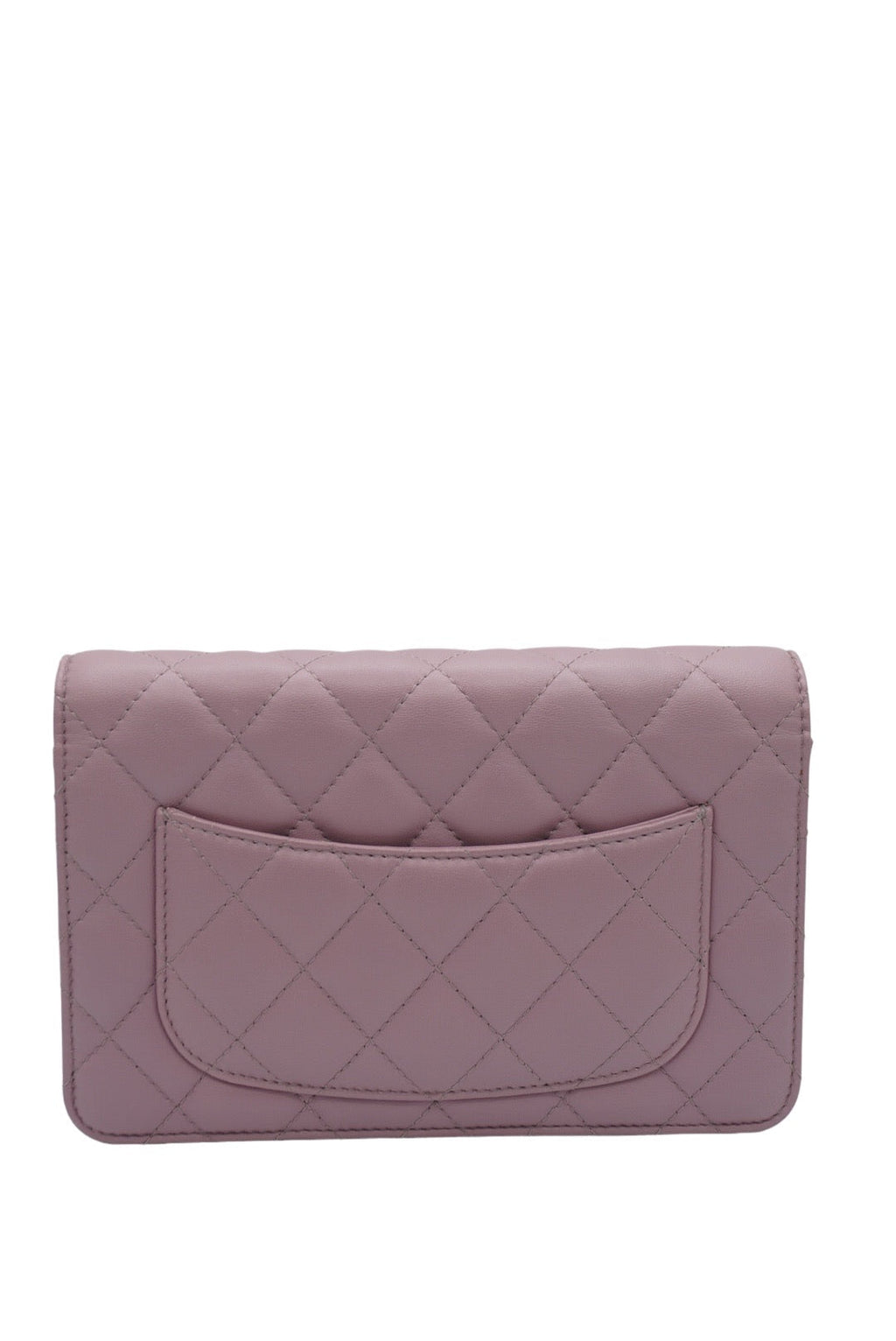 CHANEL - Matelasse Smoke Pink Lambskin WOC