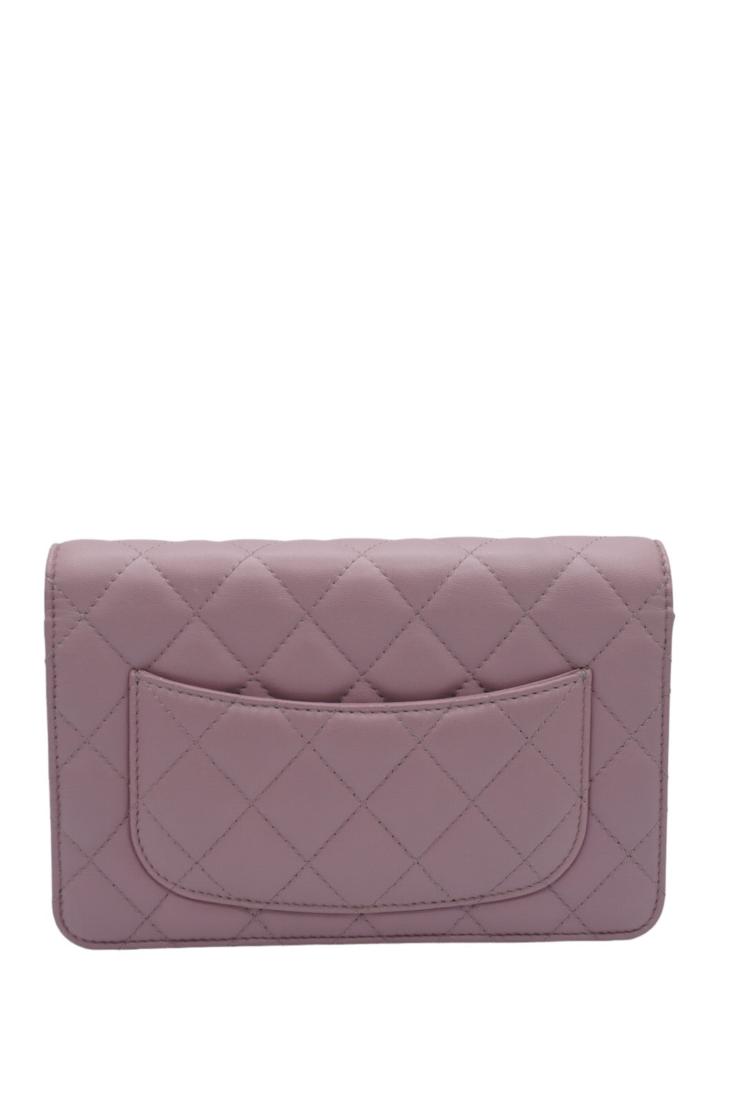 CHANEL - Matelasse Smoke Pink Lambskin WOC