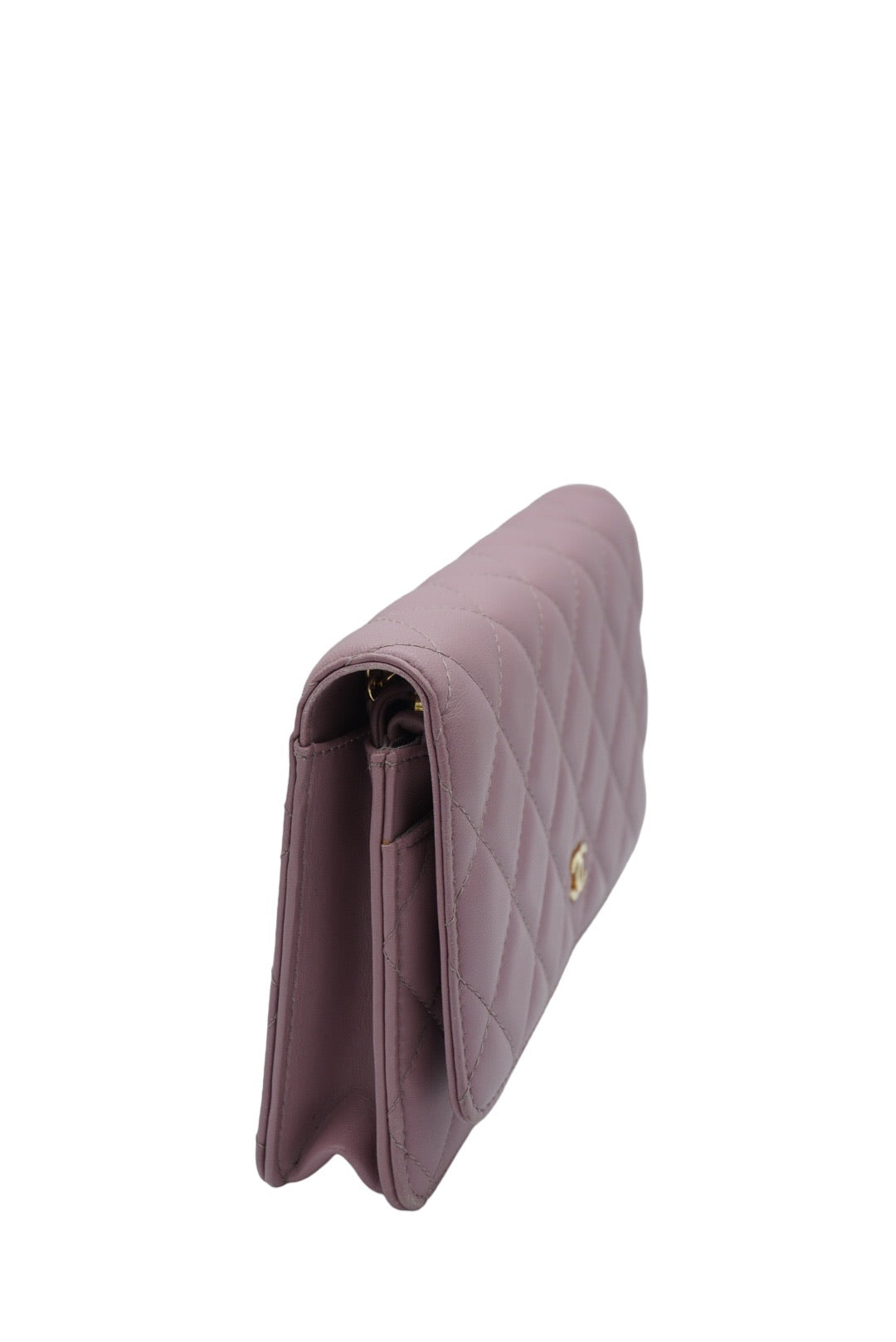 CHANEL - Matelasse Smoke Pink Lambskin WOC