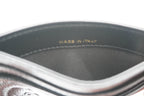 CHANEL - Camellia Card Holder Black Caviar Skin