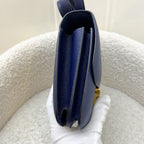 Hermes Constance Mini 18 in Bleu Saphir Epsom Leather and GHW