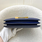 Hermes Constance Mini 18 in Bleu Saphir Epsom Leather and GHW