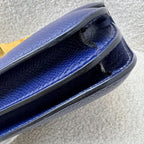 Hermes Constance Mini 18 in Bleu Saphir Epsom Leather and GHW