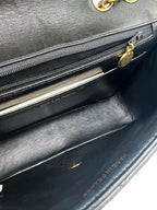 CHANEL - Double Flap Lambskin Matelasse Shoulder Bag