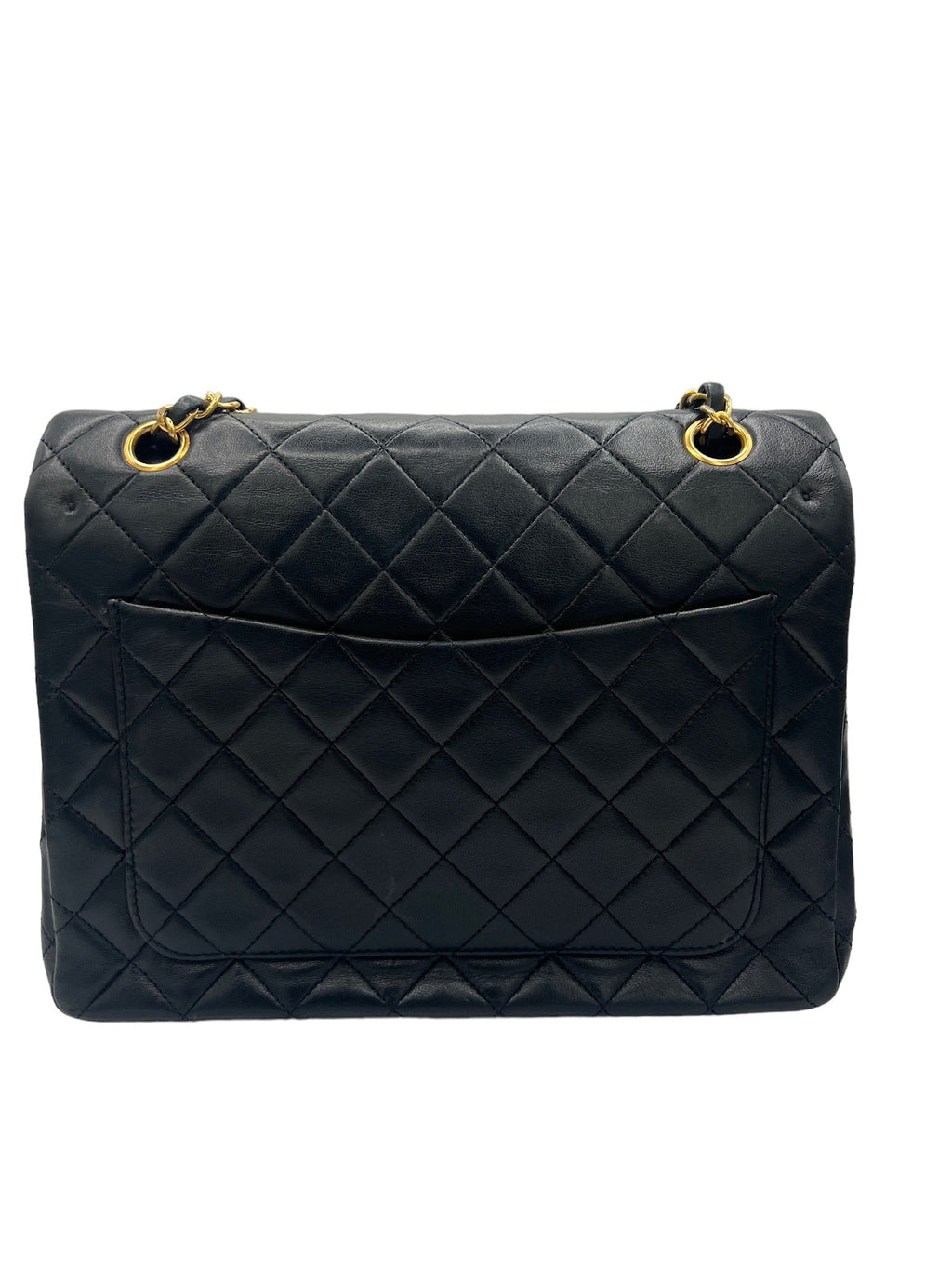 CHANEL - Double Flap Lambskin Matelasse Shoulder Bag