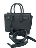 SAINT LAURENT - Grey Nano Sac de Jour Souple Handbag