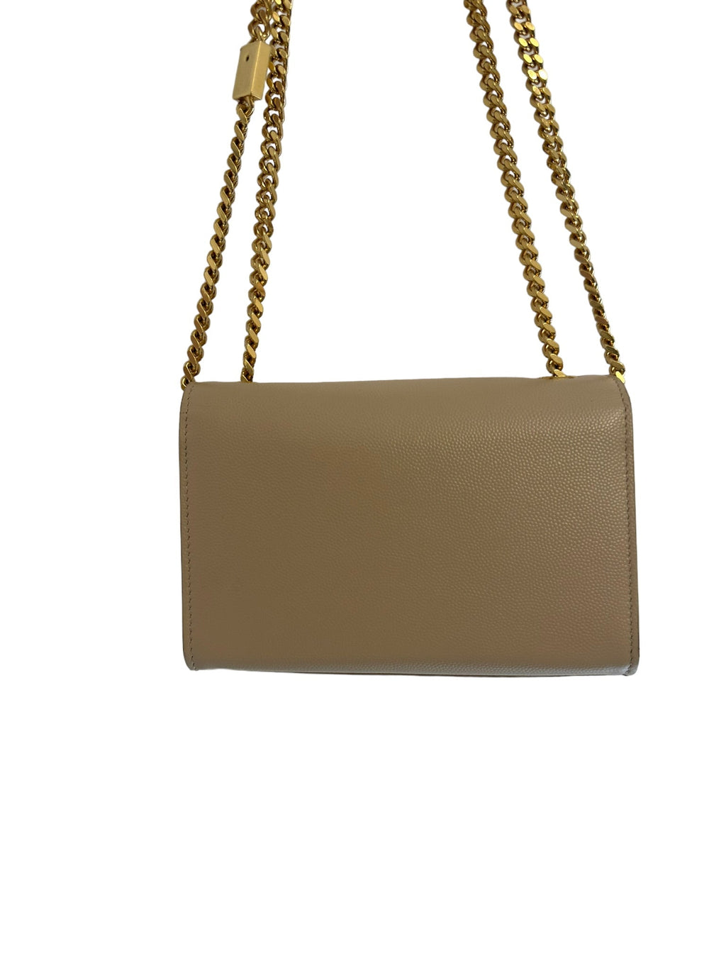 SAINT LAURENT - Kate Beige Small Chain Bag