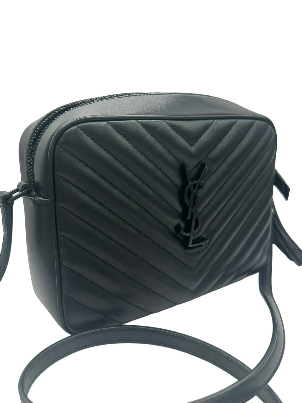 SAINT LAURENT - Lou Camera Bag Matelasse Chevron Leather