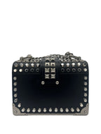 PRADA - Studded Saffiano Cahier Belt Crossbody Bag