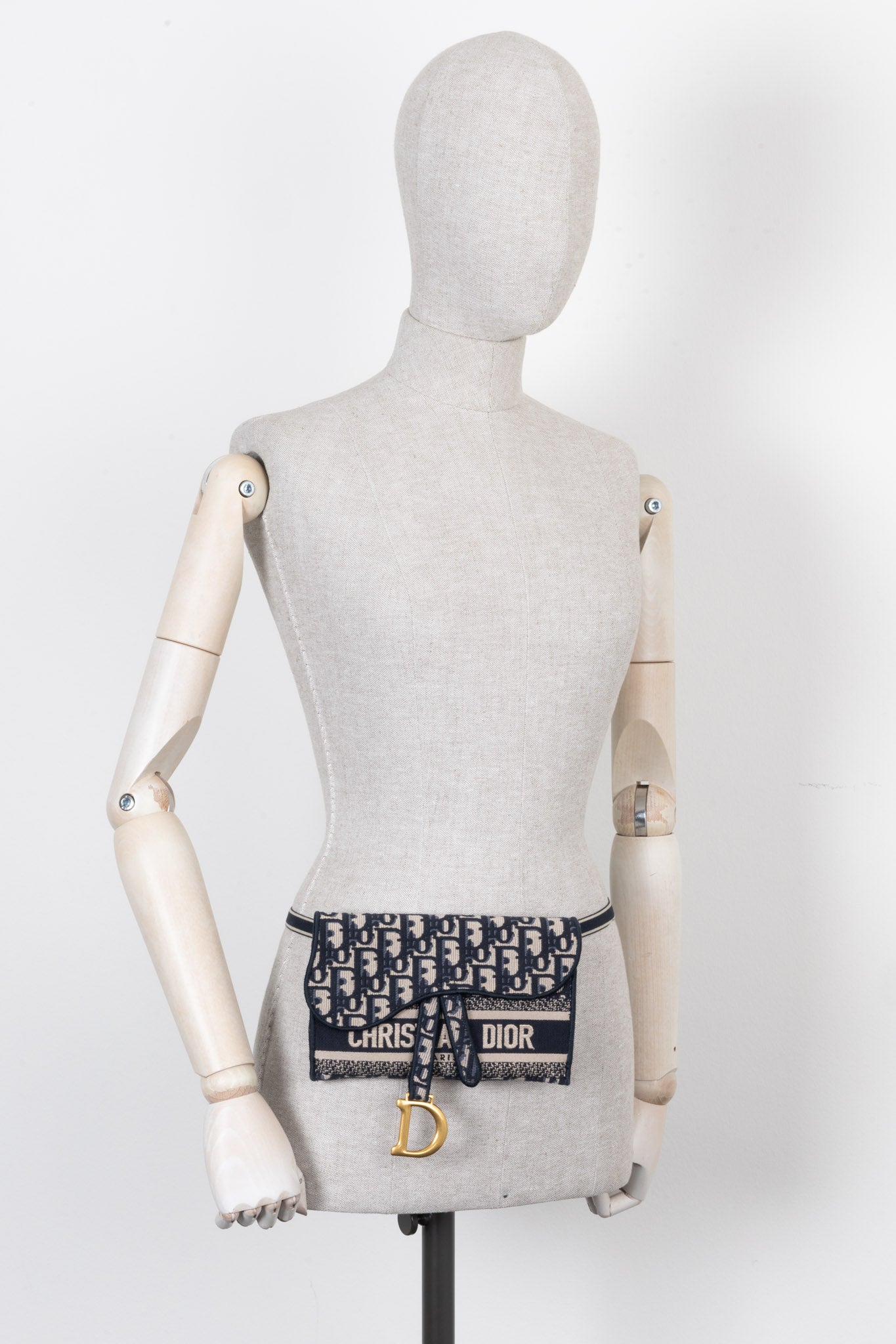 CHRISTIAN DIOR Saddle Oblique Belt Pouch