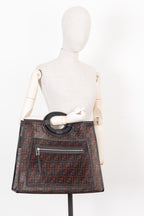 FENDI Runaway Shopping Tote Bag Mesh