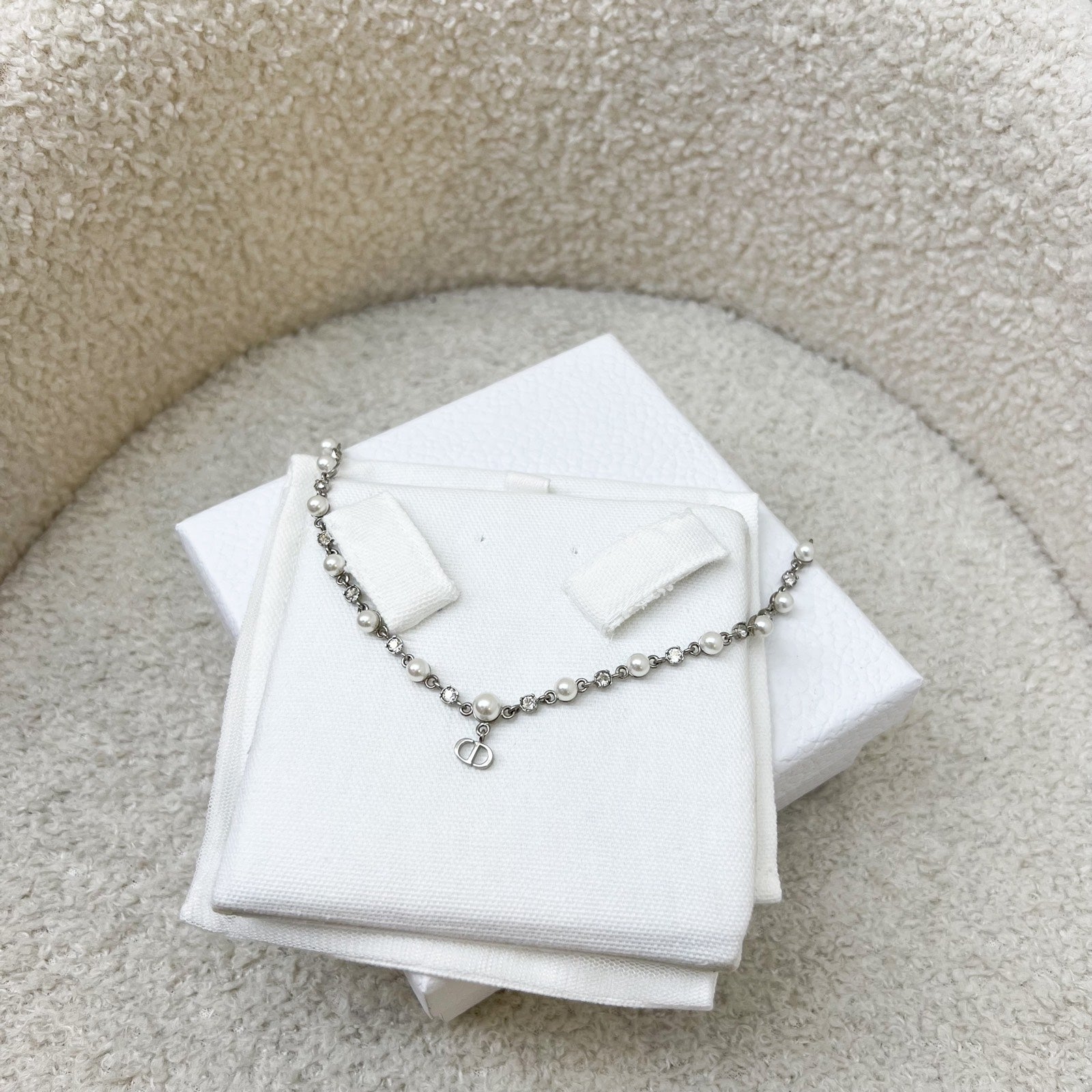 Dior Necklace with Pearls and SHW