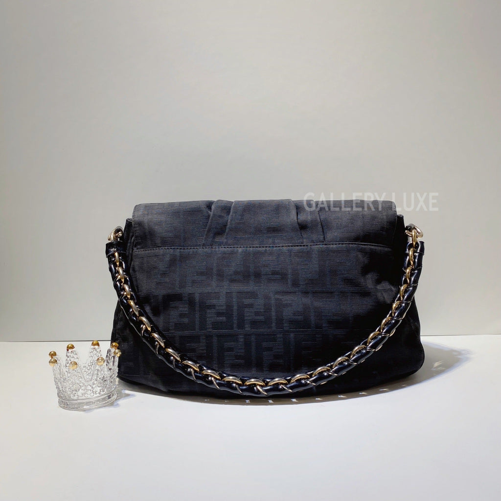 No.2959-Fendi Zucca Mia Canvas Shoulder Bag