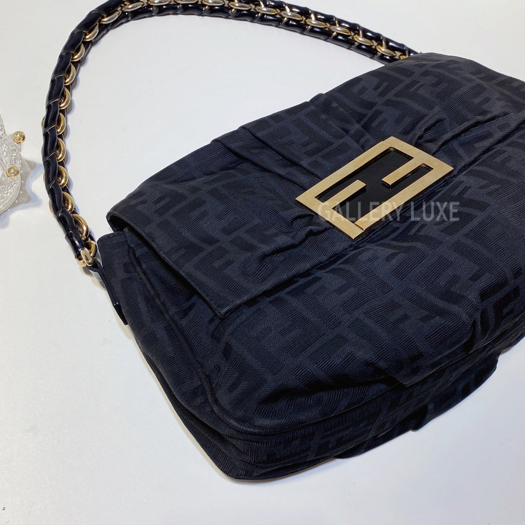 No.2959-Fendi Zucca Mia Canvas Shoulder Bag