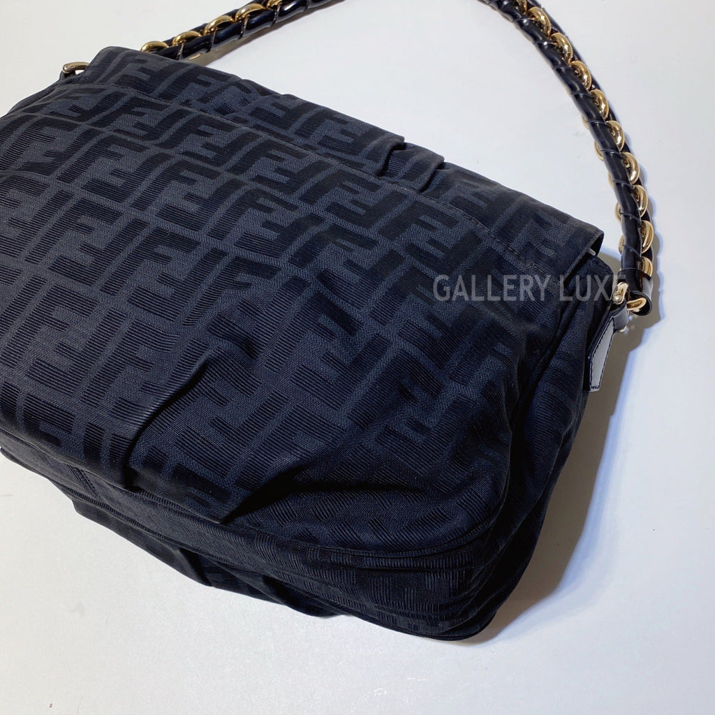 No.2959-Fendi Zucca Mia Canvas Shoulder Bag