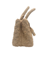 PRADA - Canapa Beige Raffia Tote Bag