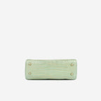 Dior Mini Lady Dior - Green/Gold Crocodile