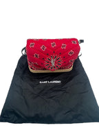 SAINT LAURENT - Bandana Quilted Monogram LouLou Crossbody Bag