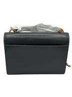 SAINT LAURENT - Sunset Chain Wallet in Coated Bark Leather